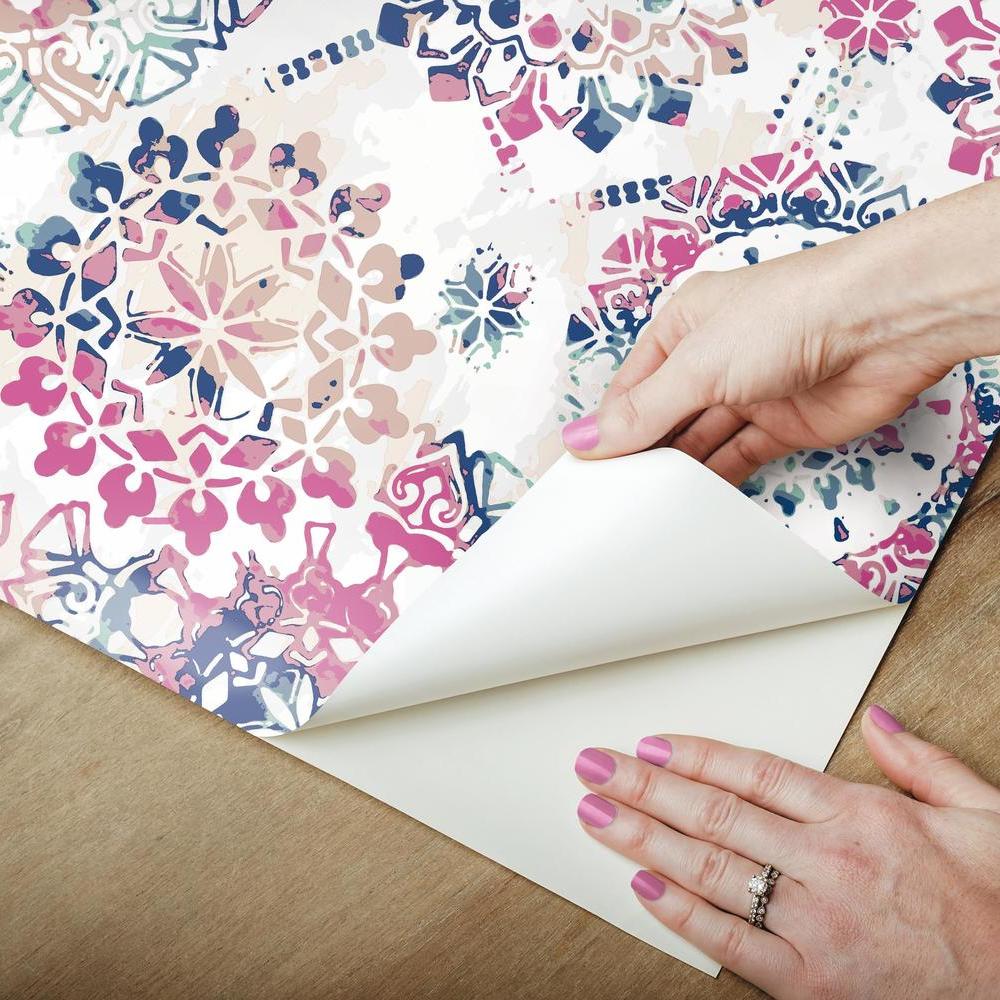 Bohemian Peel and Stick Wallpaper Peel and Stick Wallpaper RoomMates   