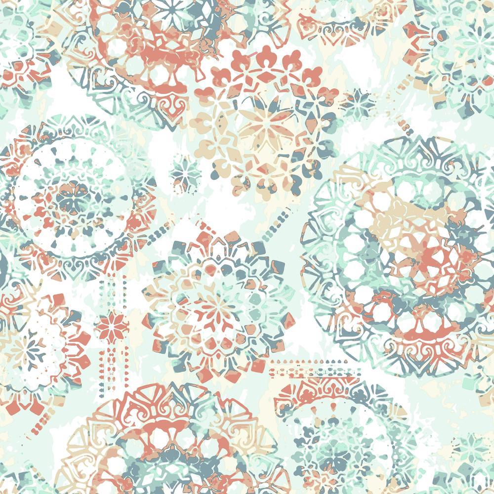 Bohemian Peel and Stick Wallpaper Peel and Stick Wallpaper RoomMates