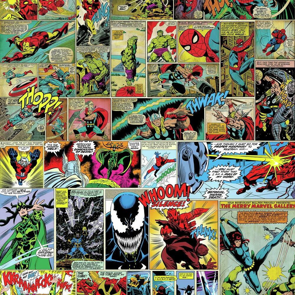 Marvel Comic Tapestry Tapestry RoomMates   