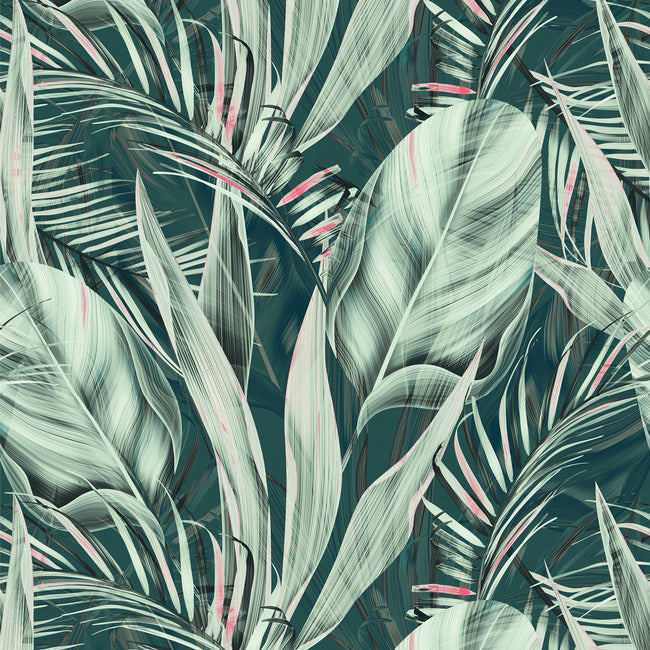Tropical Plants Tapestry Tapestry RoomMates   
