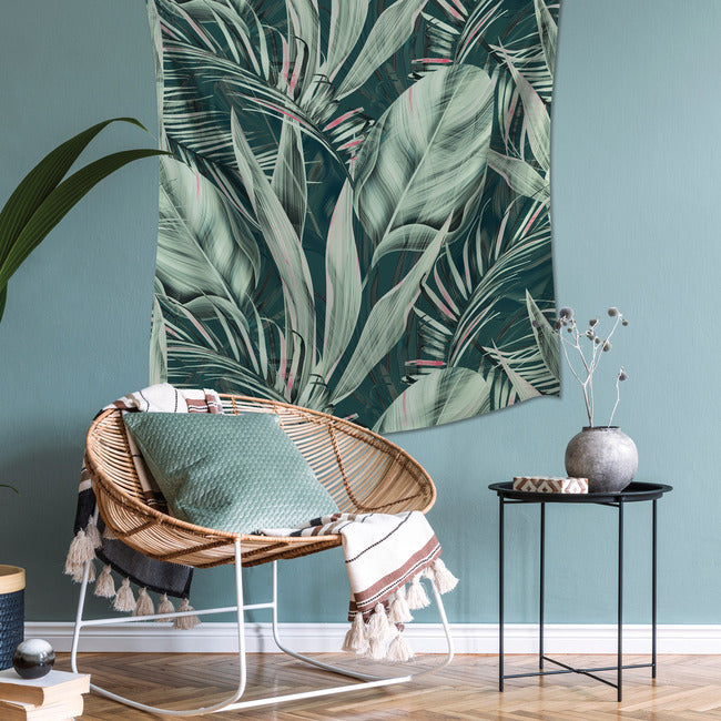 Tropical Plants Tapestry Tapestry RoomMates   