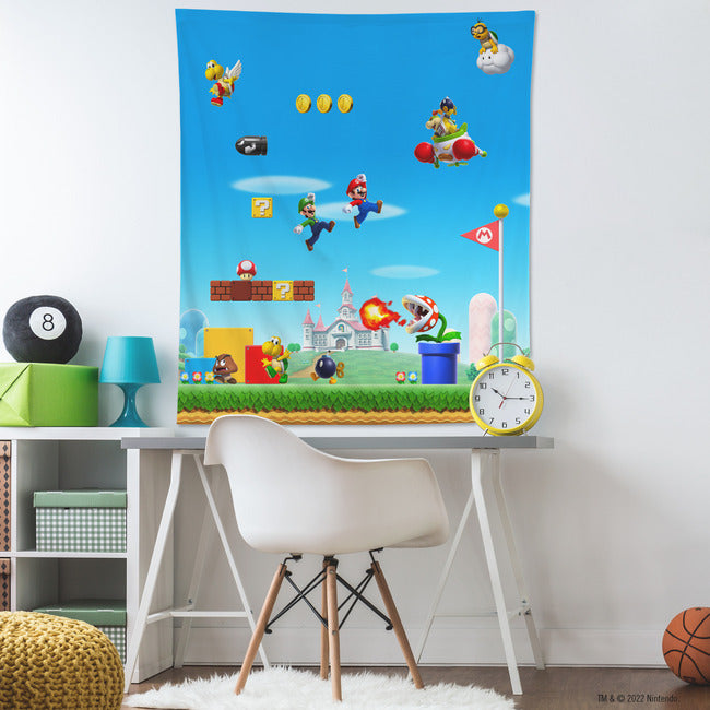 Nintendo Super Mario Tapestry Tapestry RoomMates   