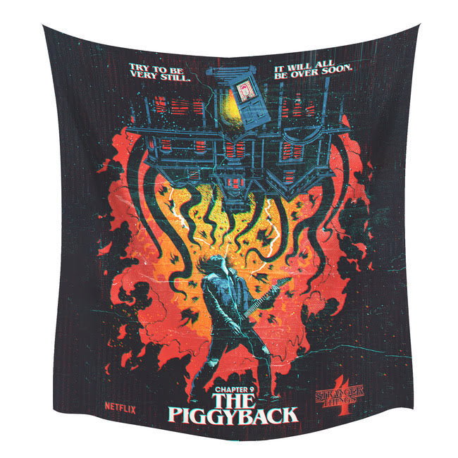 Stranger Things X Butcher Billy The Piggyback Tapestry Tapestry RoomMates   