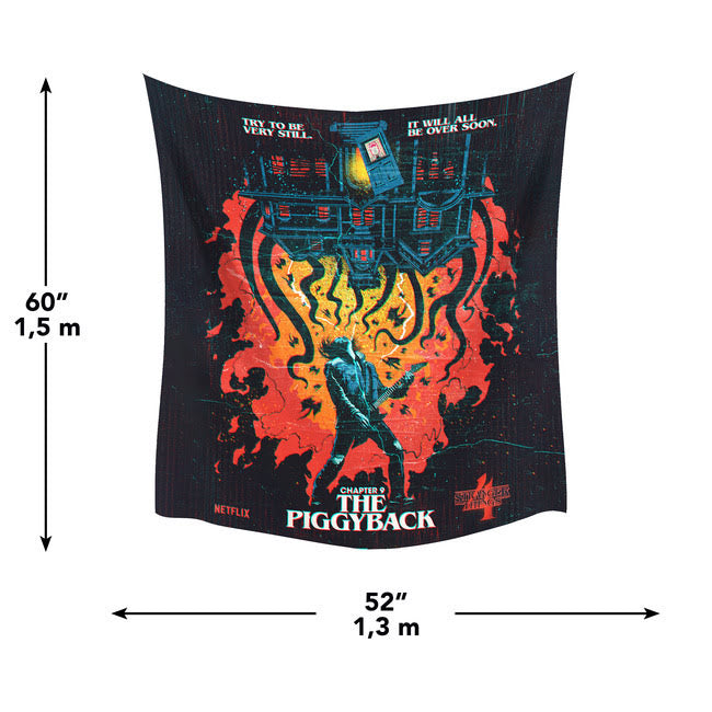 Stranger Things X Butcher Billy The Piggyback Tapestry Tapestry RoomMates   