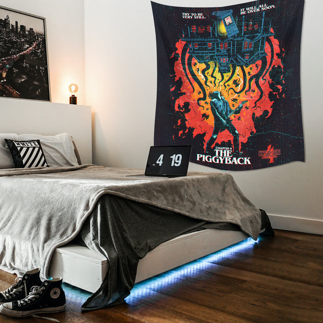 Stranger Things X Butcher Billy The Piggyback Tapestry Tapestry RoomMates   