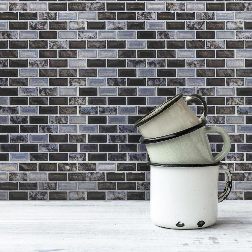 Traditional Marble Tile Peel and Stick Backsplash Peel and Stick Backsplash RoomMates   