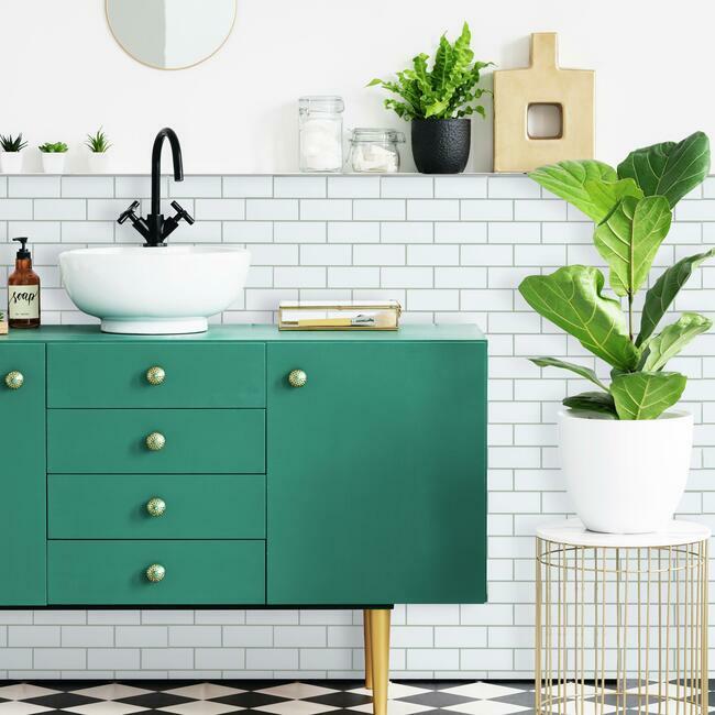 Classic Subway Tile Peel and Stick Backsplash Peel and Stick Backsplash RoomMates   