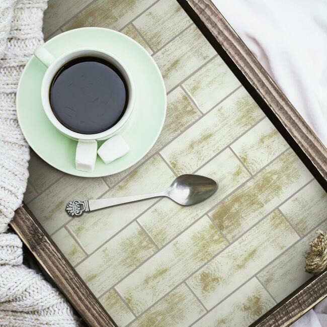 Distressed Wood Tile Peel and Stick Backsplashes Peel and Stick Backsplash RoomMates   