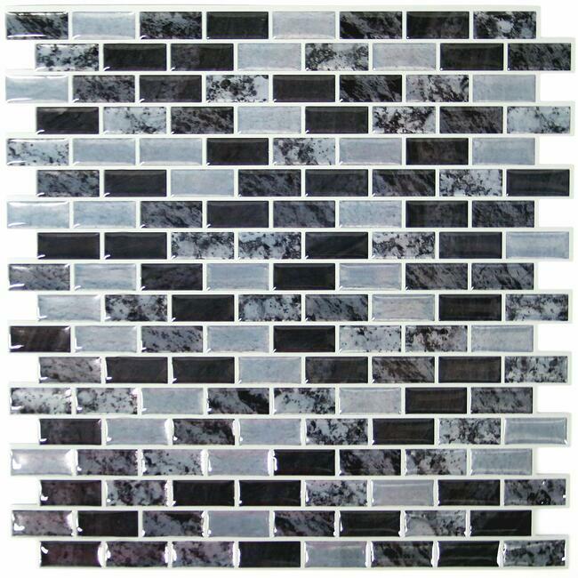 Traditional Marble Tile Peel and Stick Backsplash Peel and Stick Backsplash RoomMates   
