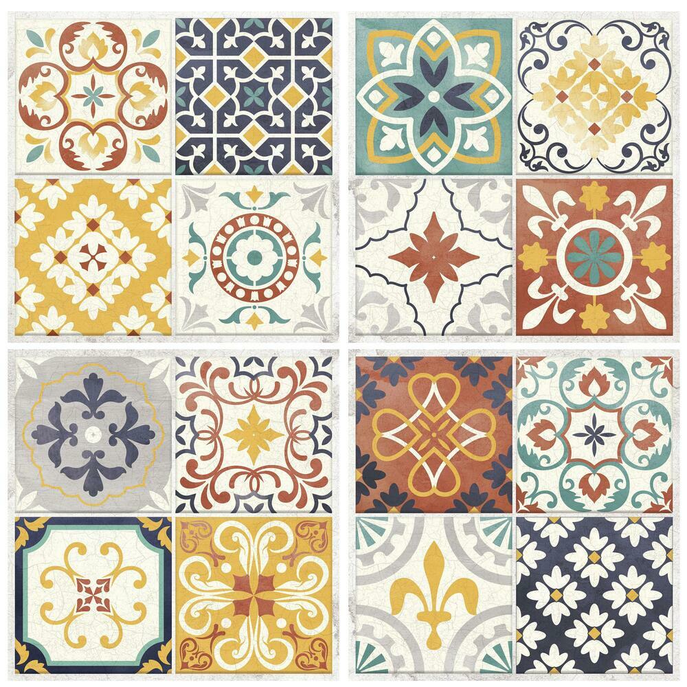Spanish Terracotta Tile Peel and Stick Backsplash Peel and Stick Backsplash RoomMates   