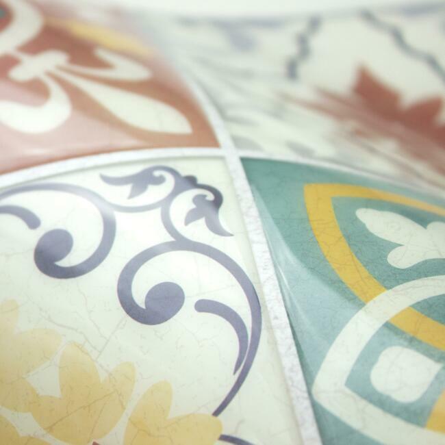 Spanish Terracotta Tile Peel and Stick Backsplash Peel and Stick Backsplash RoomMates   