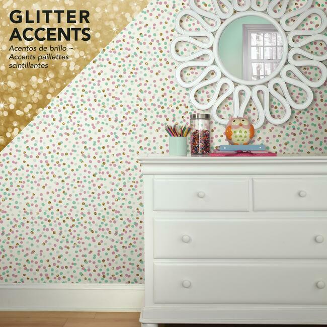 Confetti Peel and Stick Wallpaper Peel and Stick Wallpaper RoomMates   