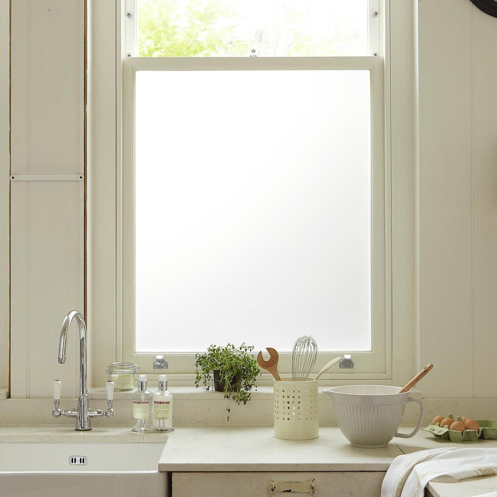 Frosted Privacy Window Film StickSHADES RoomMates   