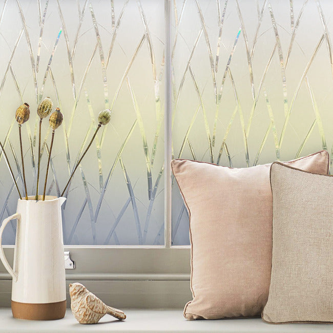 Bamboo Privacy Window Film StickSHADES RoomMates   