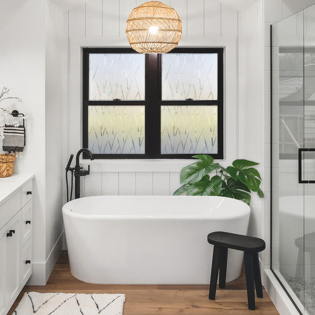Bamboo Privacy Window Film StickSHADES RoomMates   
