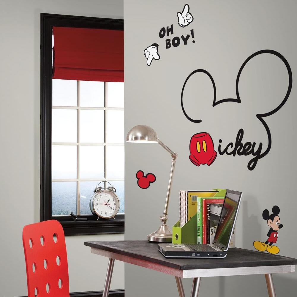 All About Mickey Giant Wall Decals Wall Decals RoomMates   