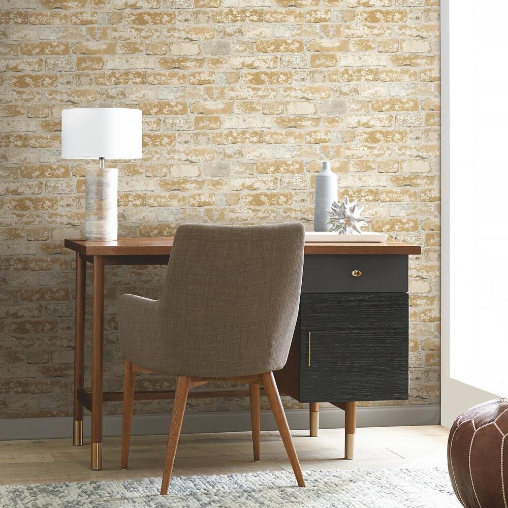 Brick Peel and Stick Wallpaper Peel and Stick Wallpaper RoomMates   