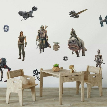 The Mandalorian Peel and Stick Wall Decals Wall Decals RoomMates   