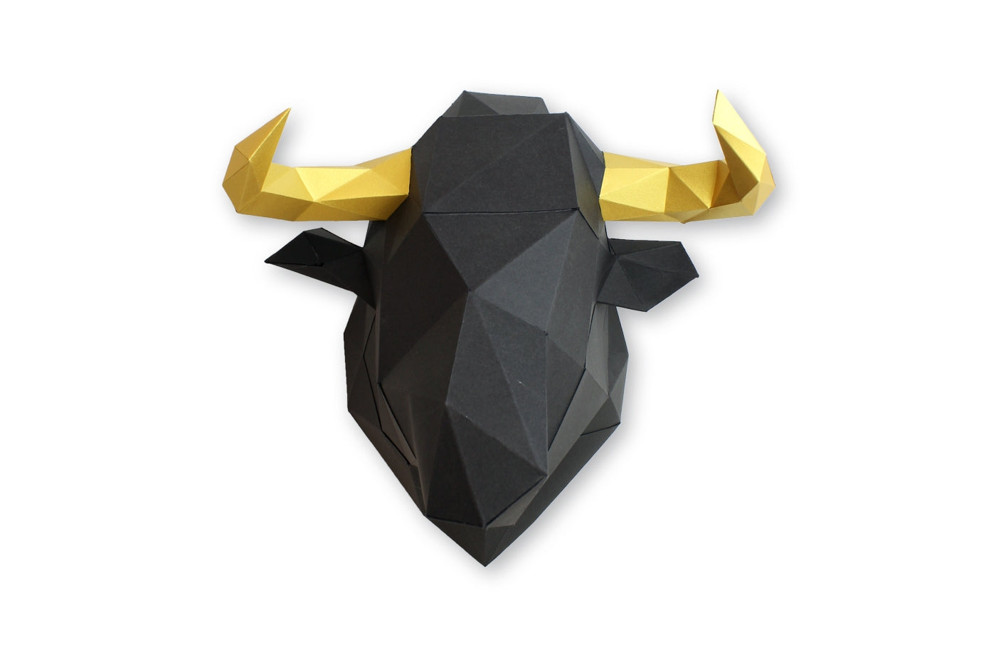 Bull Paper Animal Head Trophy Animal Trophy Heads RoomMates   